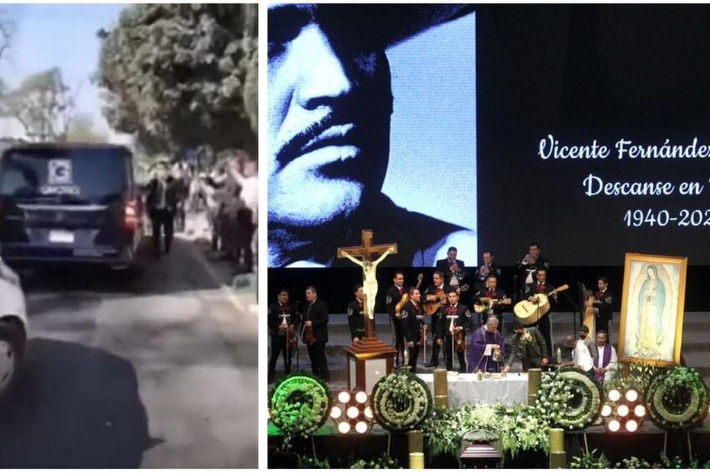 Periodistas siguieran el coche fúnebre de una mujer pensando que iba el cuerpo de Vicente Fernández.