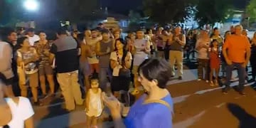 Manifestación por la muerte de Víctor González en San Roque