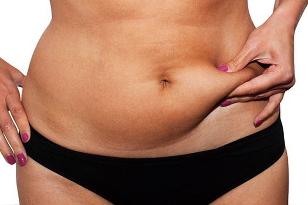 La masa abdominal es también un indicador de la mala alimentación.