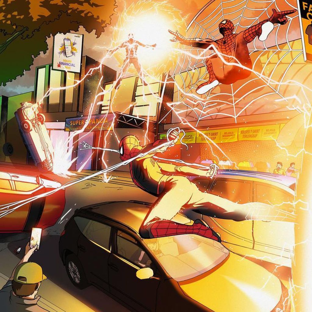 Arte promocional de "Spider-Man: No Way Home". Parece que el Spidey de Tom Holland no está solo...  / Bank Mandiri de Indonesia