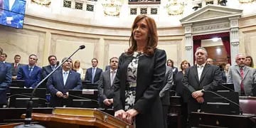  Senadora Cristina Fernández de Kirchner. /Los Andes
