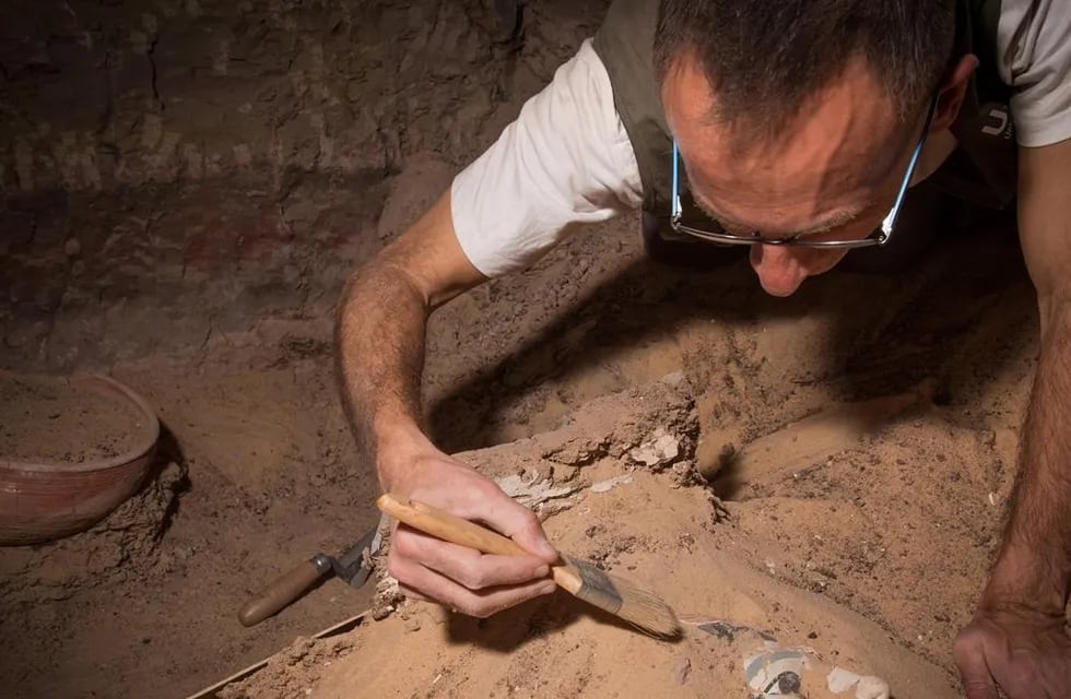 El tratamiento ginecológico se halló en la momia de Sattjeni, mujer enterrada hace 4.000 años - Gentileza / ABC