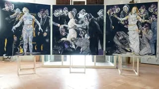 Un artista italiano fue apuñalado mientras exponía sus obras en una iglesia en Carpi