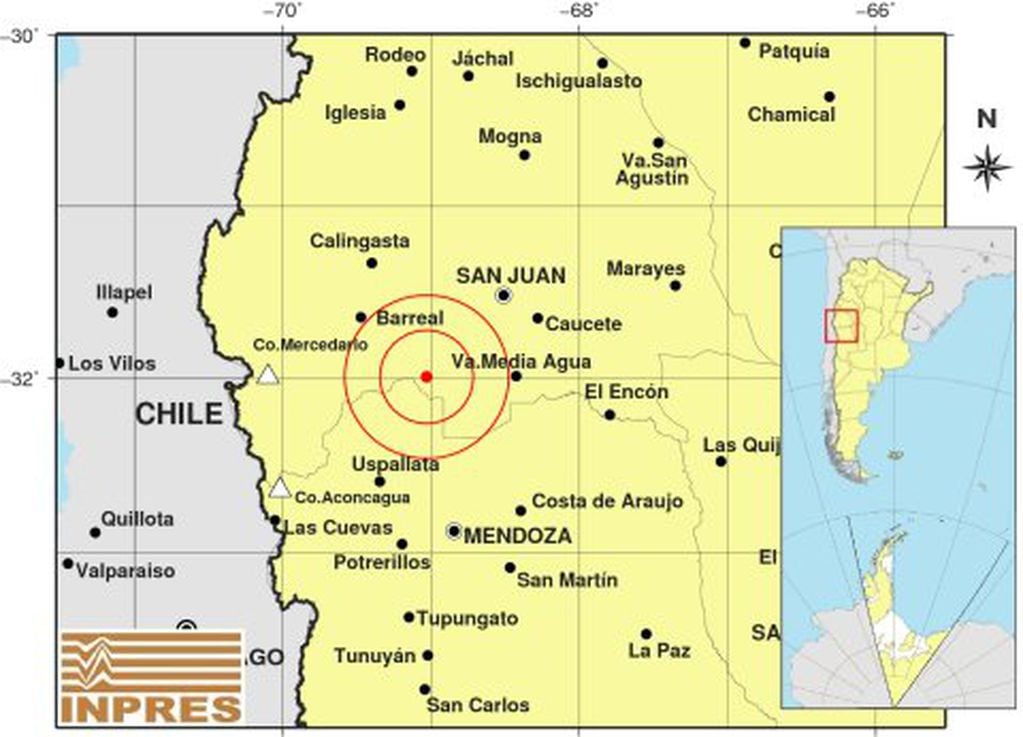 Cerca de las 18.30 un temblor sorprendió a mendocinos y sanjuaninos. No hay reportes de daños.