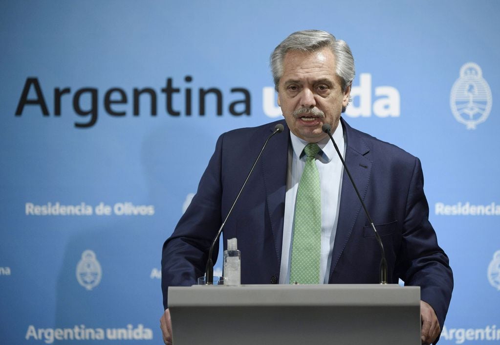 El Presidente de la Nación, Alberto Fernández