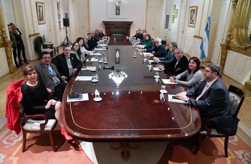 Reunión de Gabinete de Nación. Prensa Nación