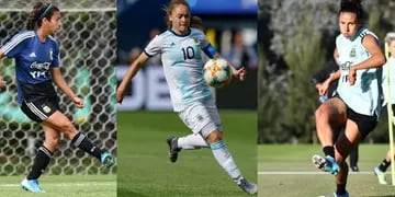 Tres mendocinas en la Selección Argentina.
