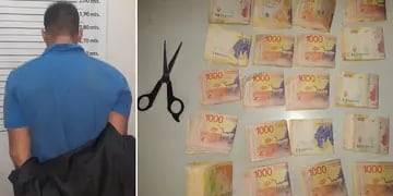 Hirió a un hombre con una tijera y le robó $200.000 a plena luz del día pero fue capturado. | Foto: Ministerio de Seguridad y Justicia