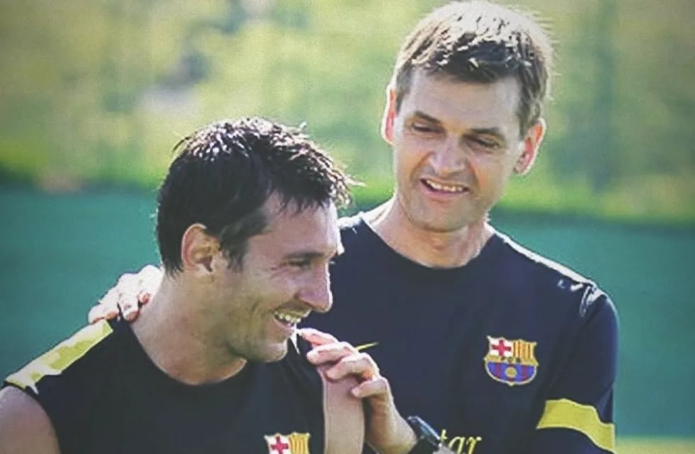 La foto que subió Lionel Messi a su historia de Instagram, para recordar a Tito Villanova a ya 10 años de su muerte. / Gentileza.