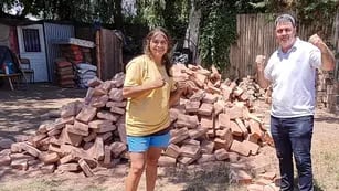 La casa de Yésica Marcos, más cerca de ser una realidad: se recaudaron más de 50.000 pesos en materiales para ayudarla. Foto: Gentileza Juan Ignacio López.