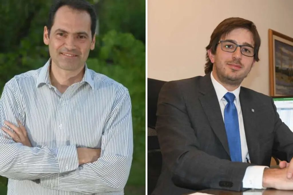   Mauricio Badaloni, titular de la Unión Industrial de Mendoza (UIM) y  Federico Pagano, presidente del Consejo Empresario Mendocino (CEM)
