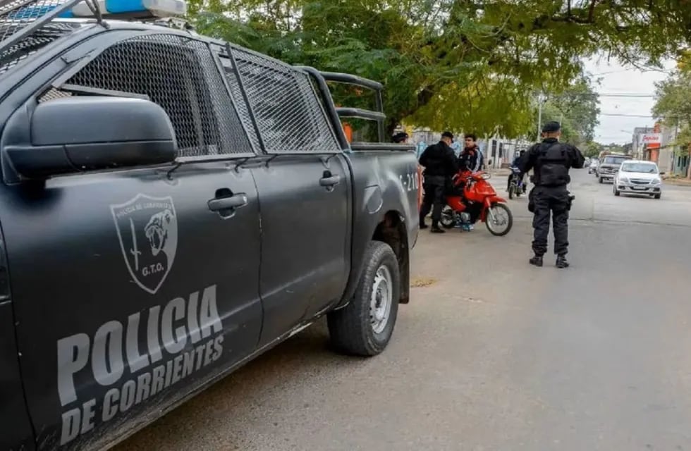 Los delincuentes fueron detenidos. Foto: gentileza Corrientes Hoy.