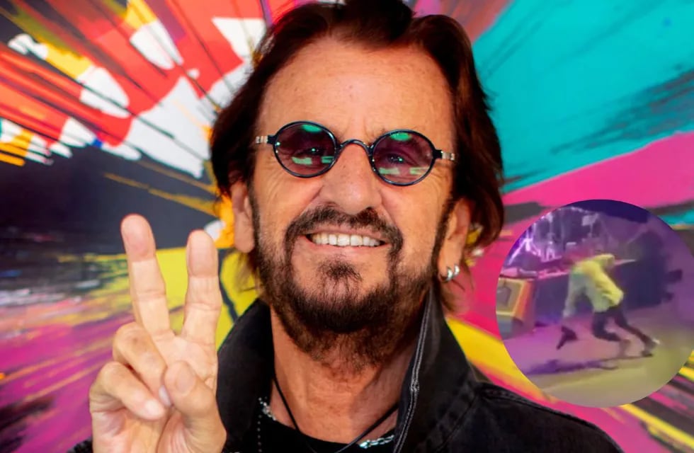 Ringo Starr se cayó en el escenario durante un show y preocupó a sus fans.