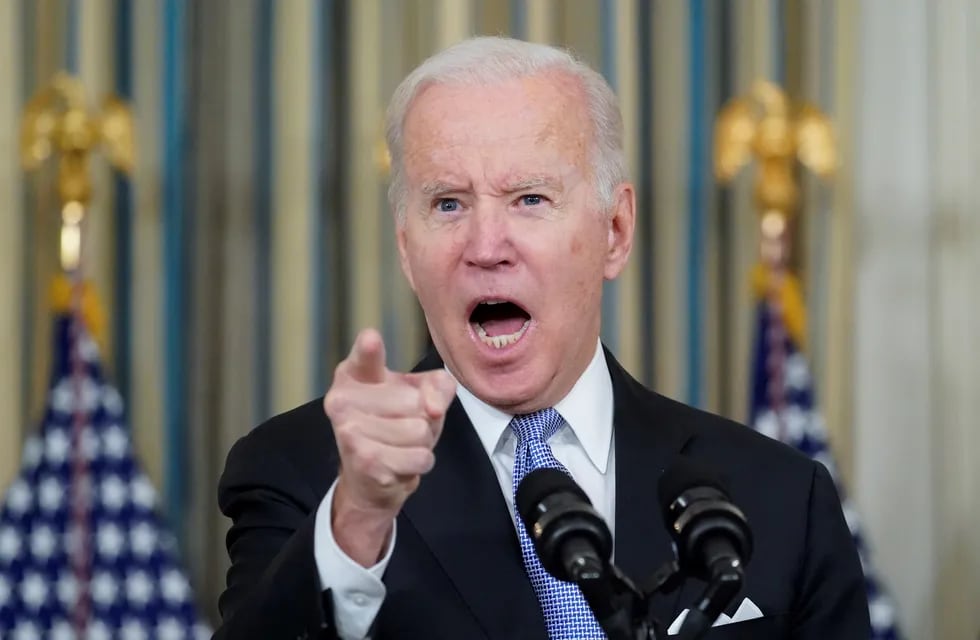 Joe Biden, durante un discurso en la Casa Blanca este sábado. (AP)