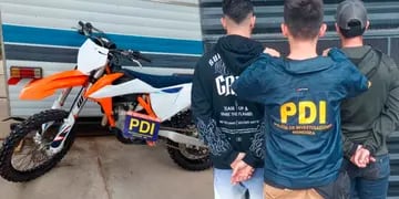 Denuncian que dos mendocinos que robaron motos en San Luis fueron liberados sin preventiva