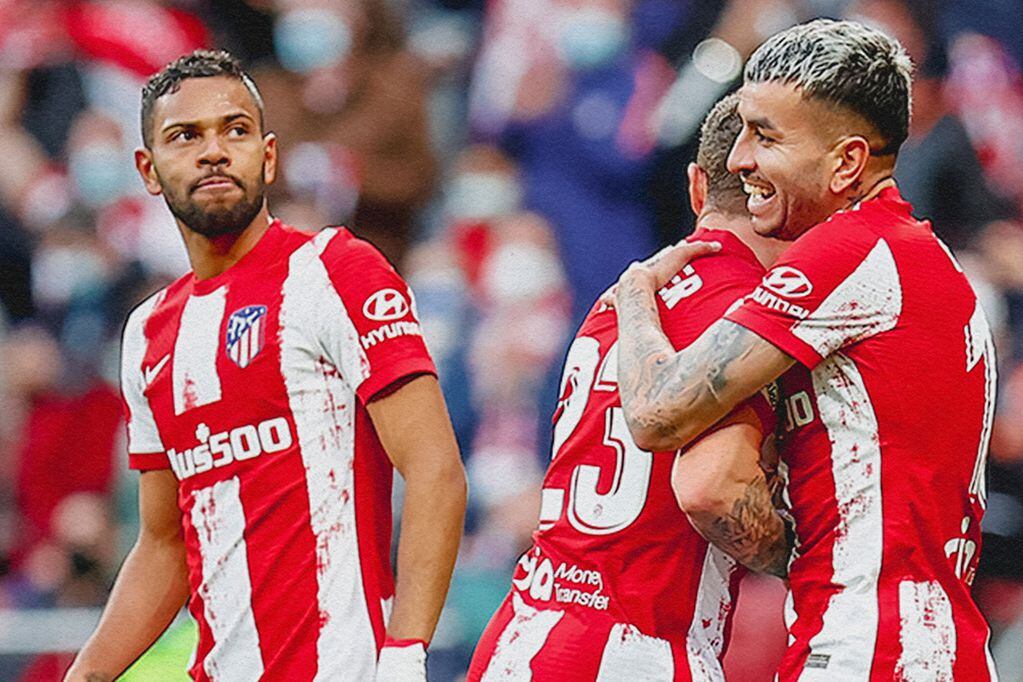 Atlético de Madrid ganó con dos goles de Correa (Foto: AP).