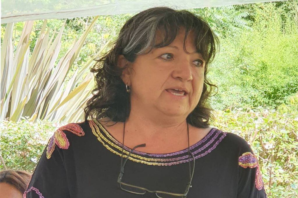 La docente mendocina Carmen Laffont, nominada en Buenos Aires.