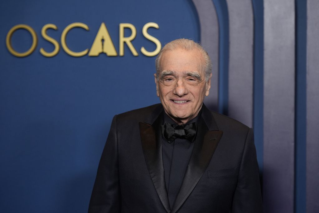 Martin Scorsese llega a los Premios de los Gobernadores el martes 9 de enero de 2024, en el Dolby Ballroom en Los Ángeles. (Foto AP/Chris Pizzello)
