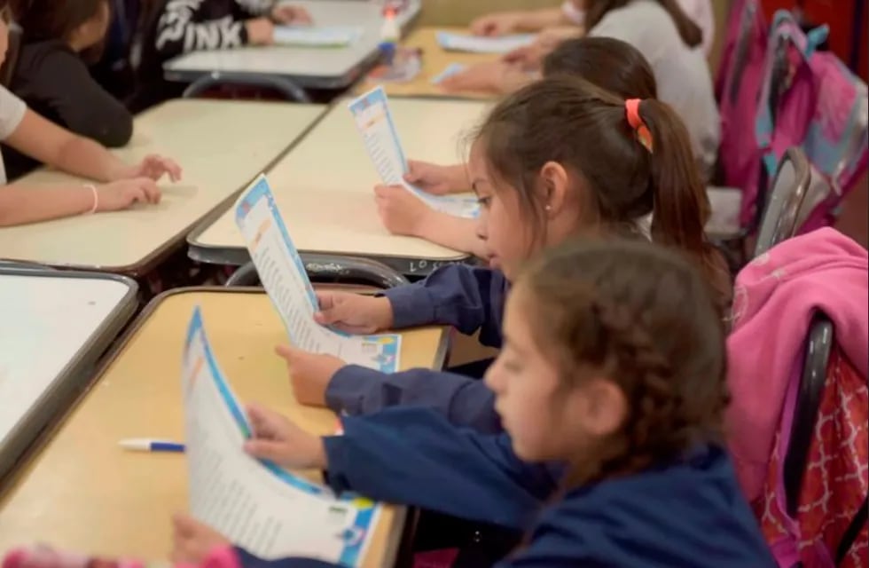 Las escuelas ya vienen desarrollando el proyecto institucional donde se destinan 20 minutos diarios a la lectura. Foto: Gobierno de Mendoza