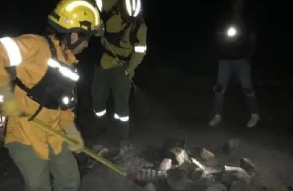 Iniciaron fogón en un sitio no habilitado del parque nacional Lanín
