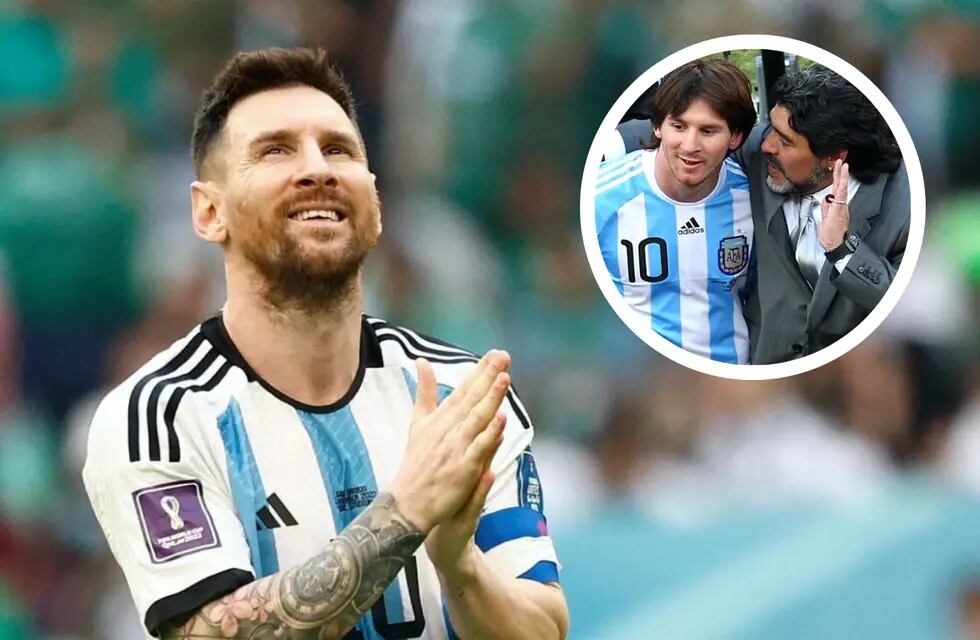 Messi recordó a Maradona