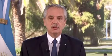 Alberto Fernández por cadena nacional.