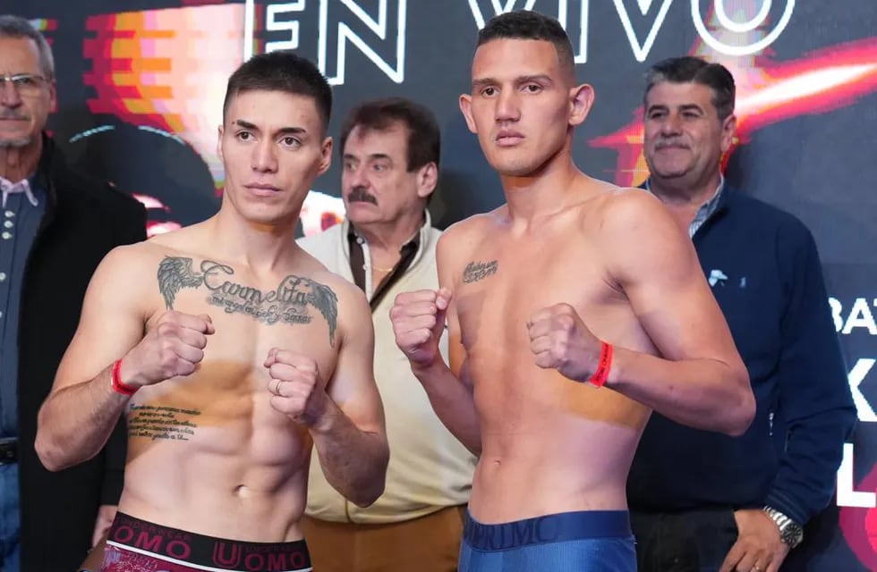 Maximiliano Segura y al venezolano Kelvinyer Salazar. El viernes se enfrentarán por el título superligero Feconsur del Consejo Mundial de Boxeo (CMB)