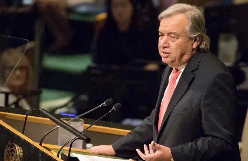Antonio Guterres. Secretario General de la ONU (AP).