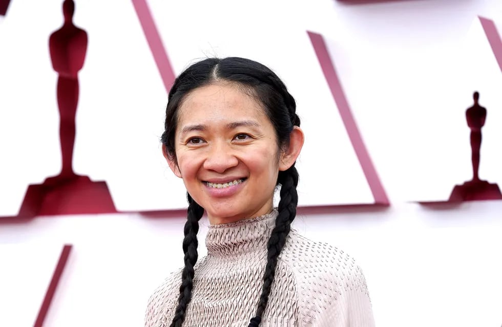 Chloe Zhao arrives at the 93rd Academy Awards, at Union Station, in Los Angeles, U.S., April 25, 2021