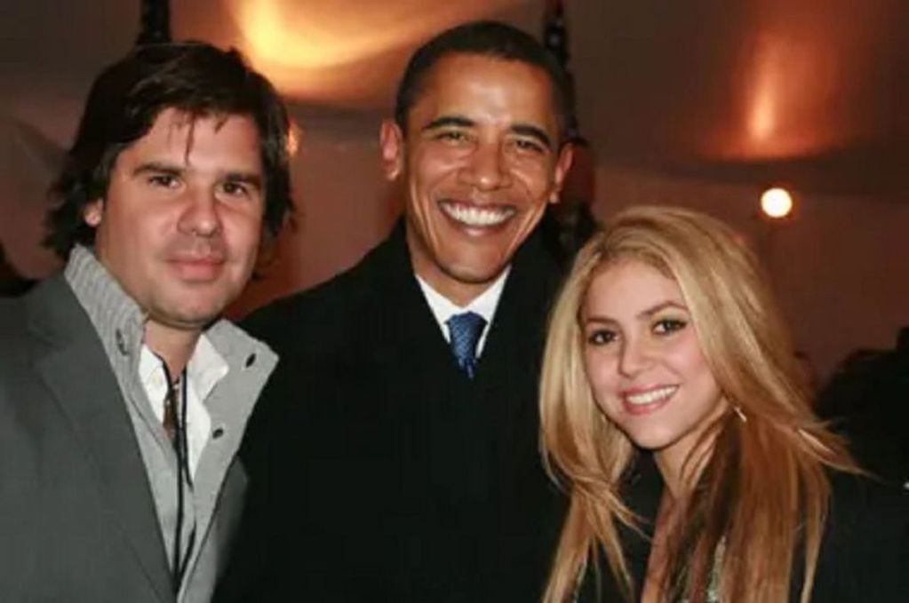 Otras épocas: Shakira, Antonito y el expresidente de EEUU, Barack Obama.
   