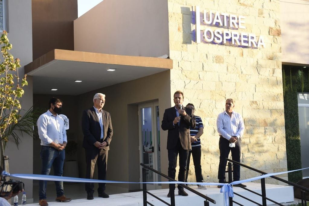 El presidente de la Cámara de Diputados, Sergio Massa, acompañó la inauguración de una seccional de UATRE