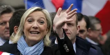 En alza. Sondeos indican creciente apoyo a Marine Le Pen (AP/Archivo).