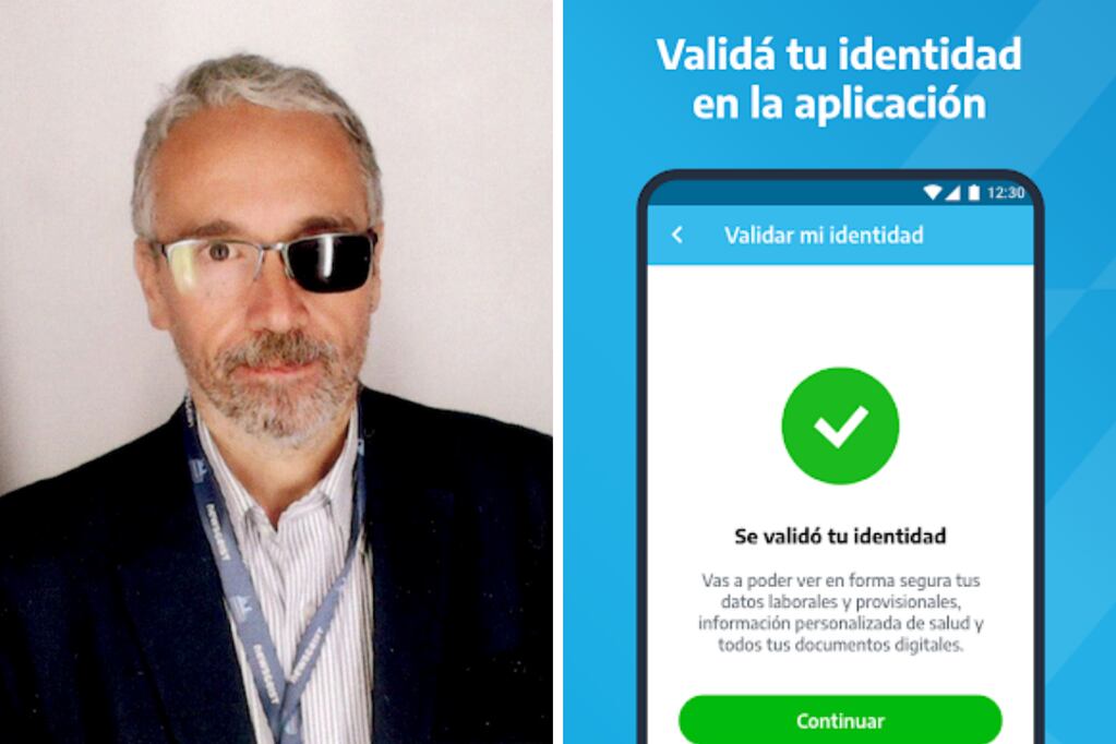 Julio López aseguró que la app lo discrimina porque le falta un ojo.