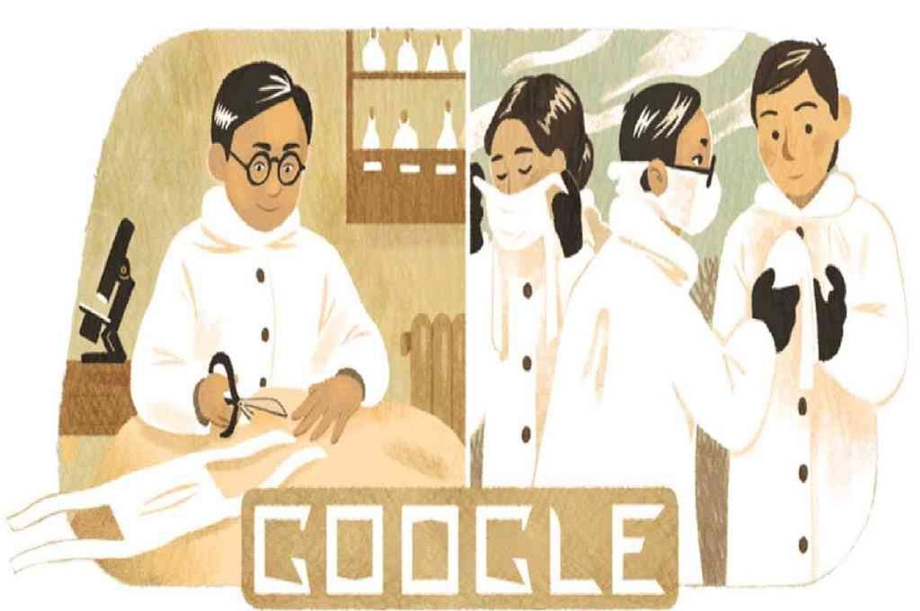 Google homenajeó al médico de origen malayo con su tradicional doodle. Foto: Google.