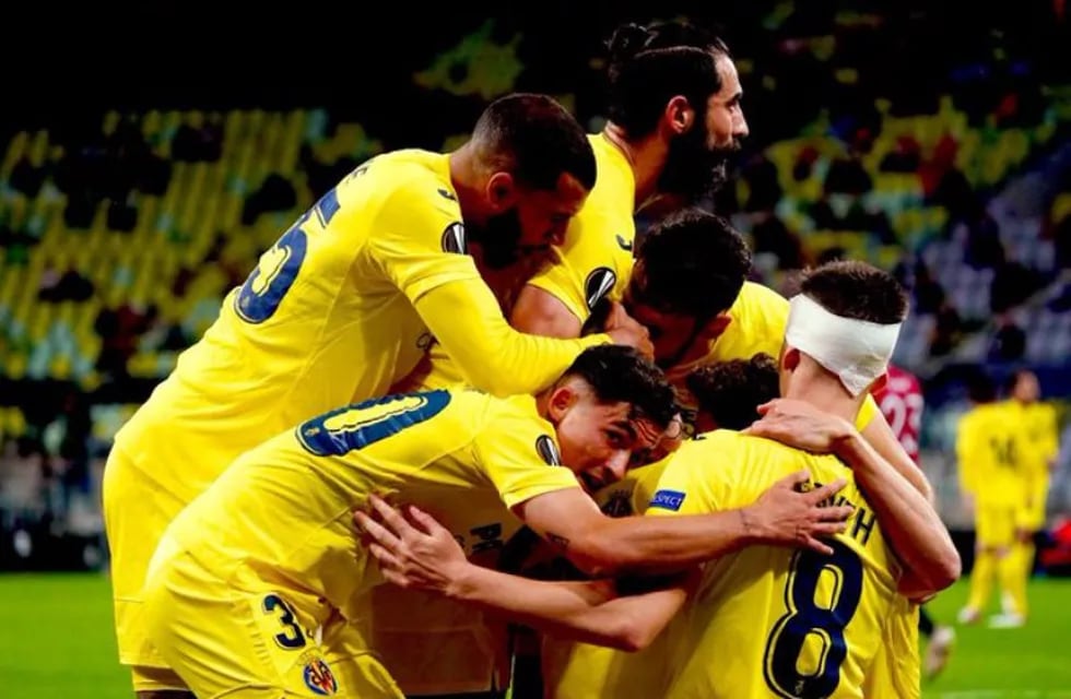 Villarreal, el submarino amarillo, ganó por primera vez en su historia la Europa League. / Gentileza.