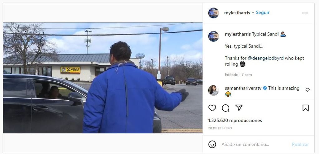 Una madre interrumpió a su hijo reportero, solo para saludarlo, mientras estaba en vivo. Él lo posteó en su cuenta de Instagram y se viralizó.