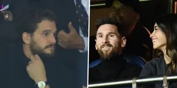 Lionel Messi y Antonela Roccuzzo se sacaron una foto con "Jon Snow"