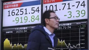 TOKIO. El mercado financiero de Japón tembló (AP).