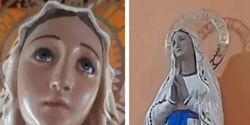Las lágrimas de la Virgen de la Inmaculada Concepción en Vinará, Santiago del Estero.