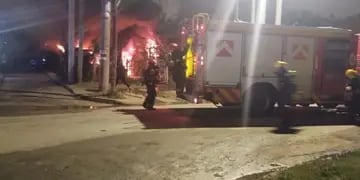 Asalto e incendio en Córdoba