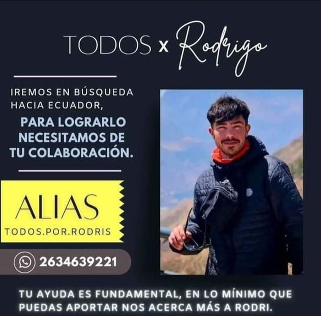 Esta es la campaña que promovió la familia de Rodrigo.