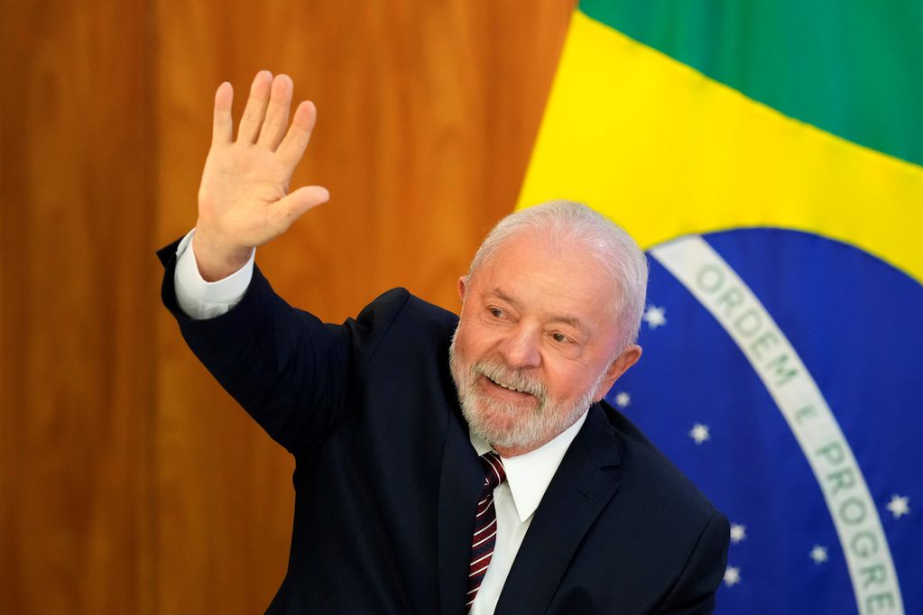 El presidente brasileño, Luiz Inacio Lula da Silva. (AP/Eraldo Peres)
