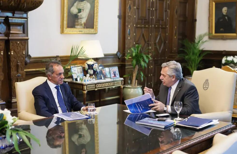 El Presidente y Scioli hablaron sobre lo que resta de la gestión. / Foto: Corresponsalía