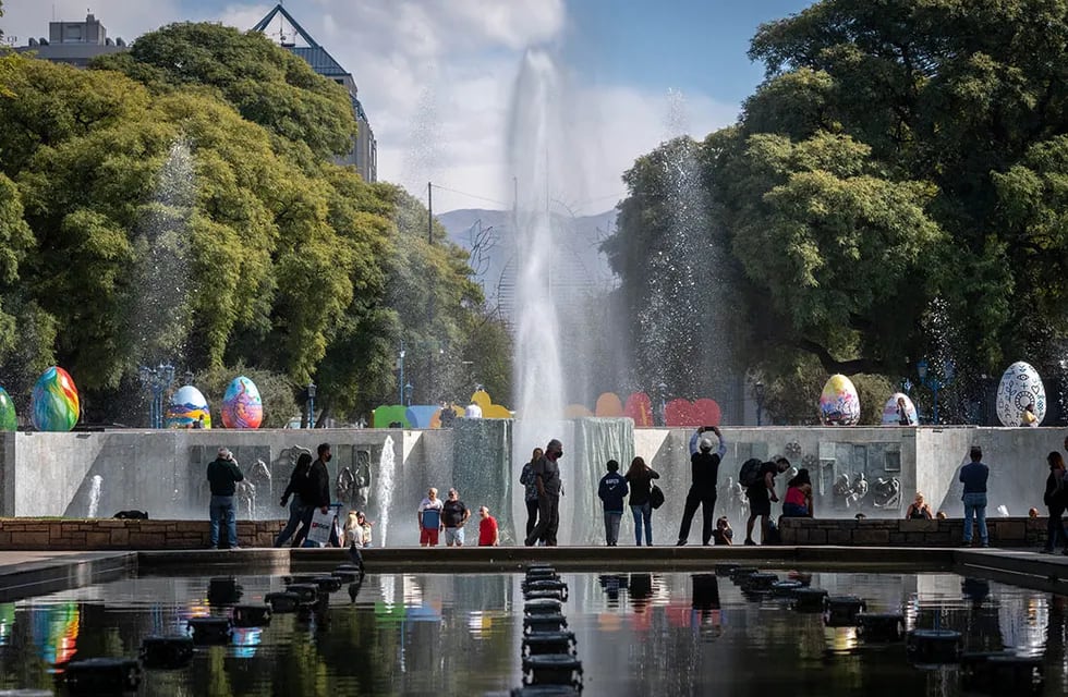 Plaza Independencia, Mendoza.
Foto: Ignacio Blanco / Los Andes