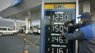 Aumento del combustible