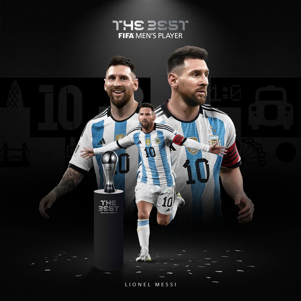 Por tercera vez en su carrera, Lionel Messi conquistó el premio The Best al mejor jugador del mundo otorgado por la FIFA. (FIFA)