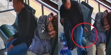 Le robó un celular en la estación de trenes cuando se quedó dormido.