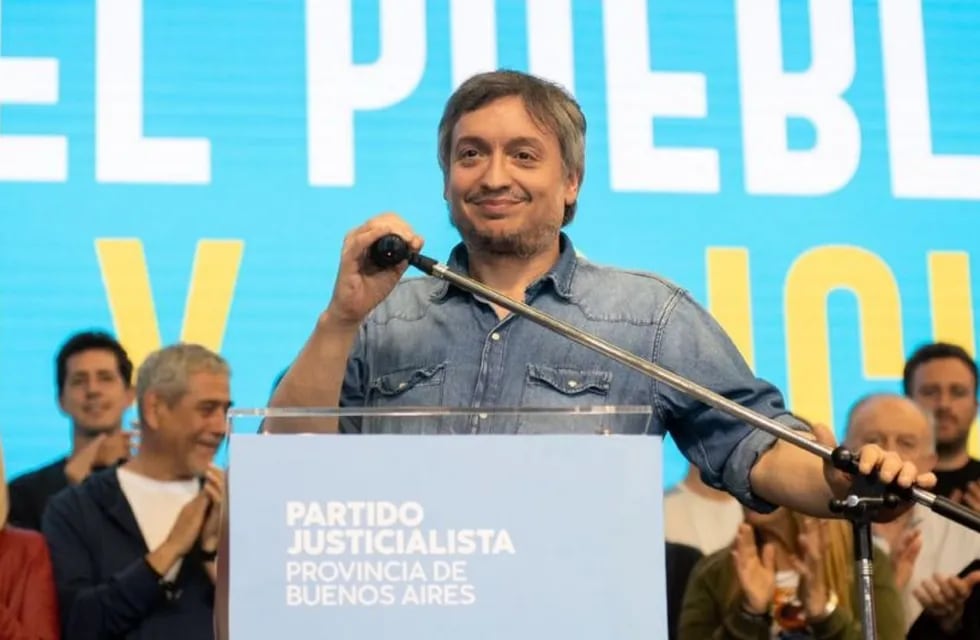 Máximo Kirchner dio un discurso con indirectas para Alberto Fernández.