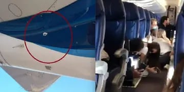 Video impactante: el momento de terror que vivieron los tripulantes de un avión que fue baleado en Culiacán