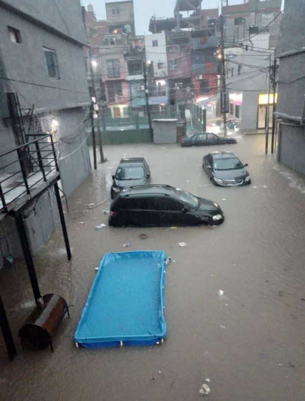 Las fotos del diluvio en el AMBA. Foto: redes.